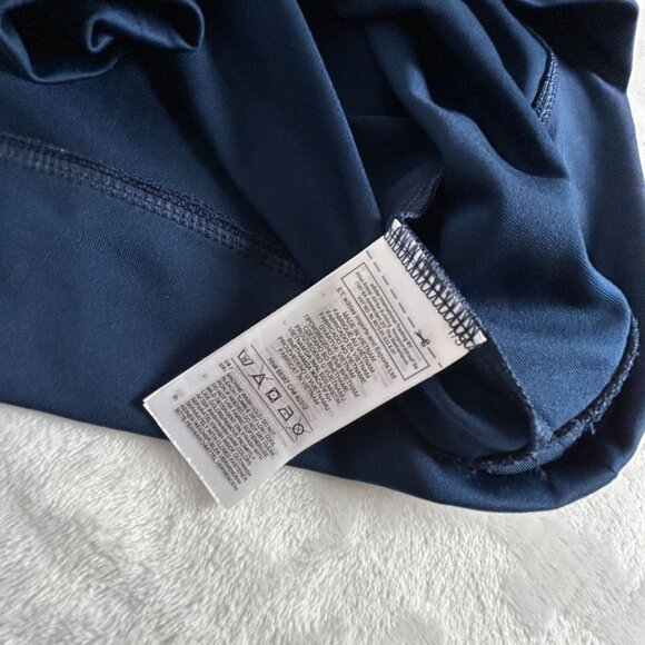 Adidas Mens Pebble Beach Golf Links Navy Blue Quarter-Zip Pullover Sweatshirt - Picture 3 of 7